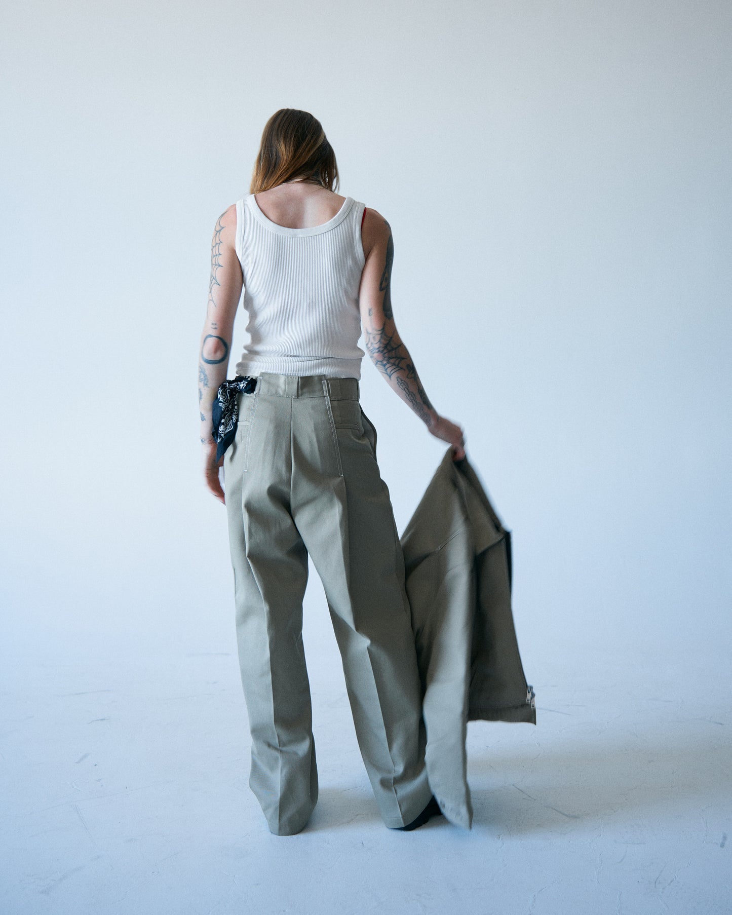 RECONSTRUCTED WORK PANTS