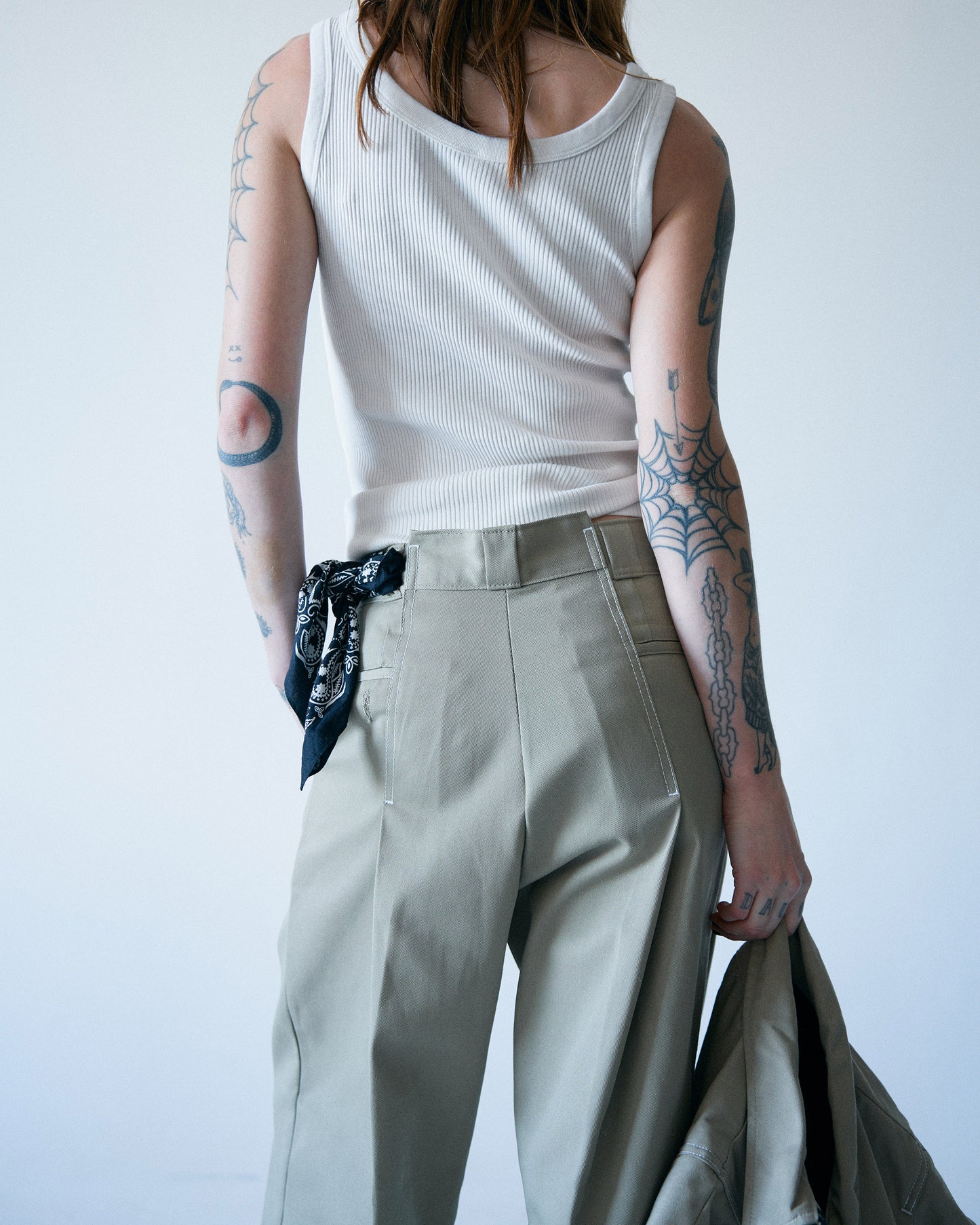RECONSTRUCTED WORK PANTS