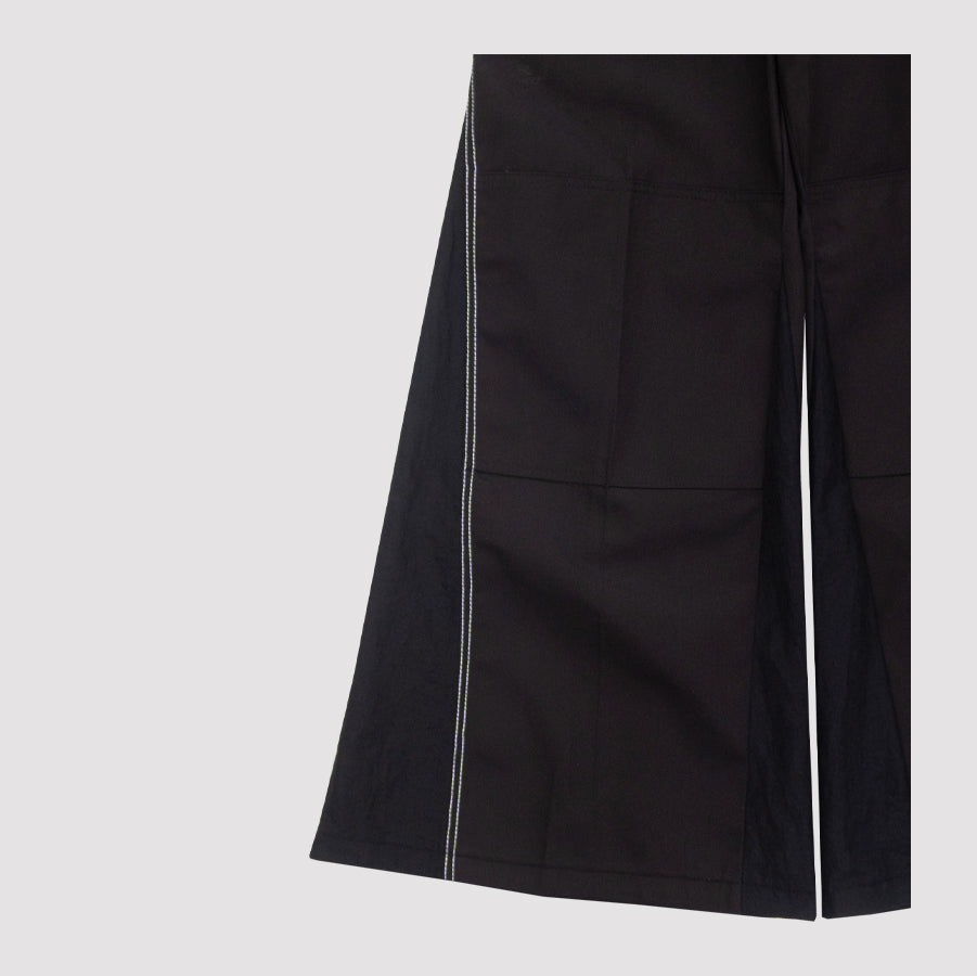 RECONSTRUCTED FLAIRED DOUBLE KNEE WORK PANTS