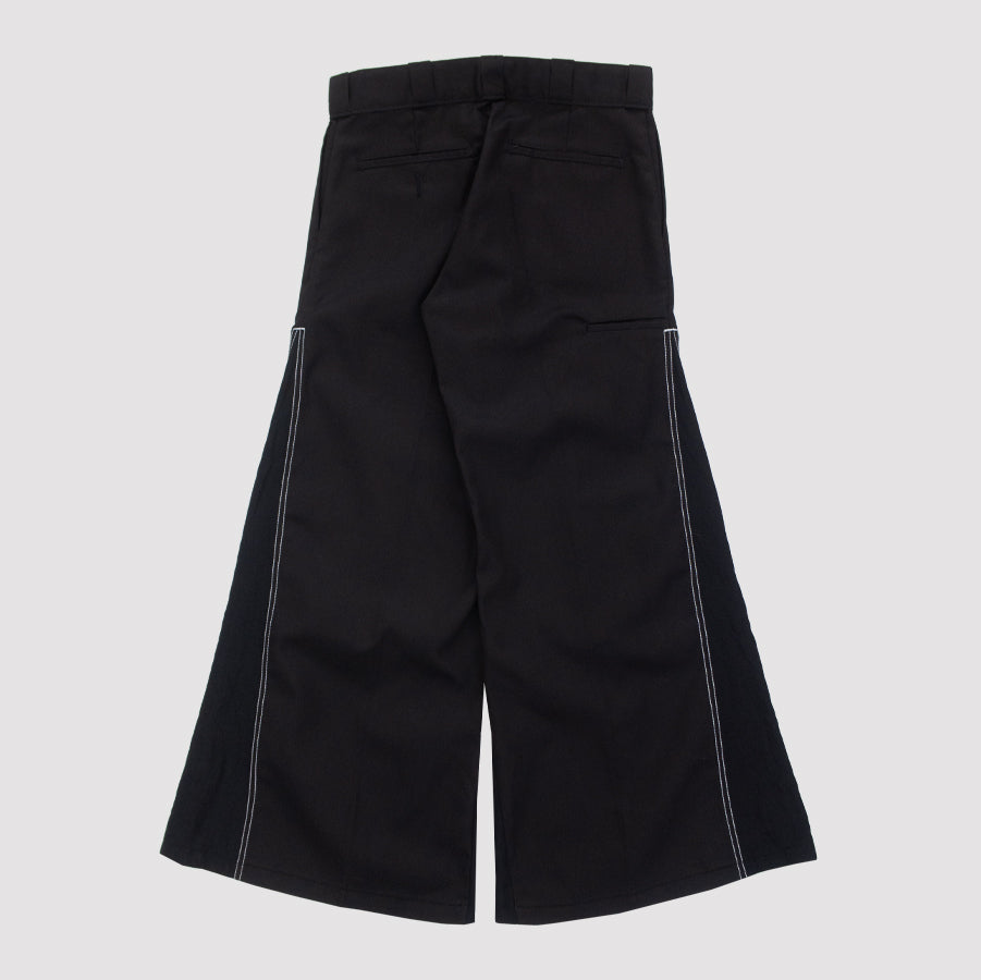 RECONSTRUCTED FLAIRED DOUBLE KNEE WORK PANTS