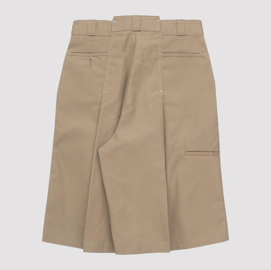 RECONSTRUCTED BAGGY WORK SHORTS