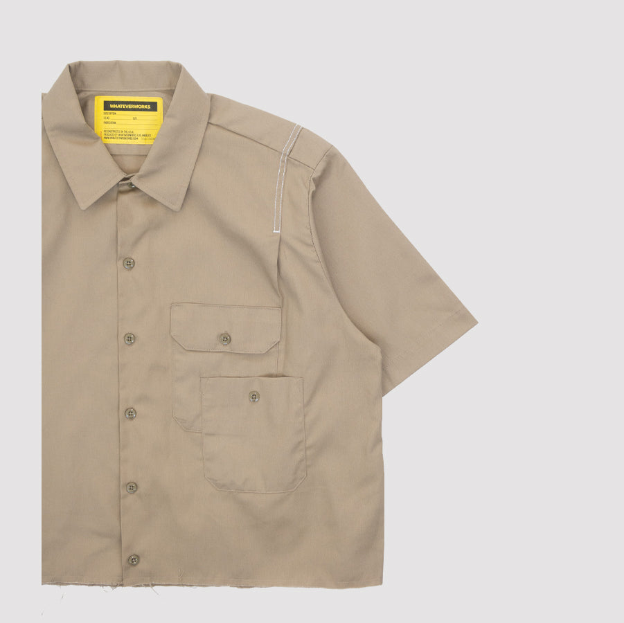 RECONSTRUCTED S/S WORK SHIRT
