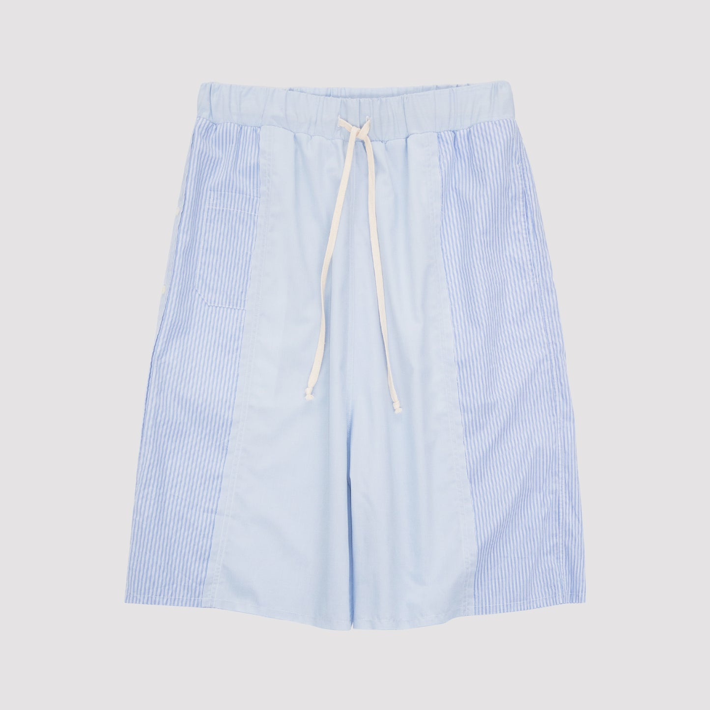 RECONSTRUCTED 1/1 PANELED SHIRT SHORTS 25B4-BLU