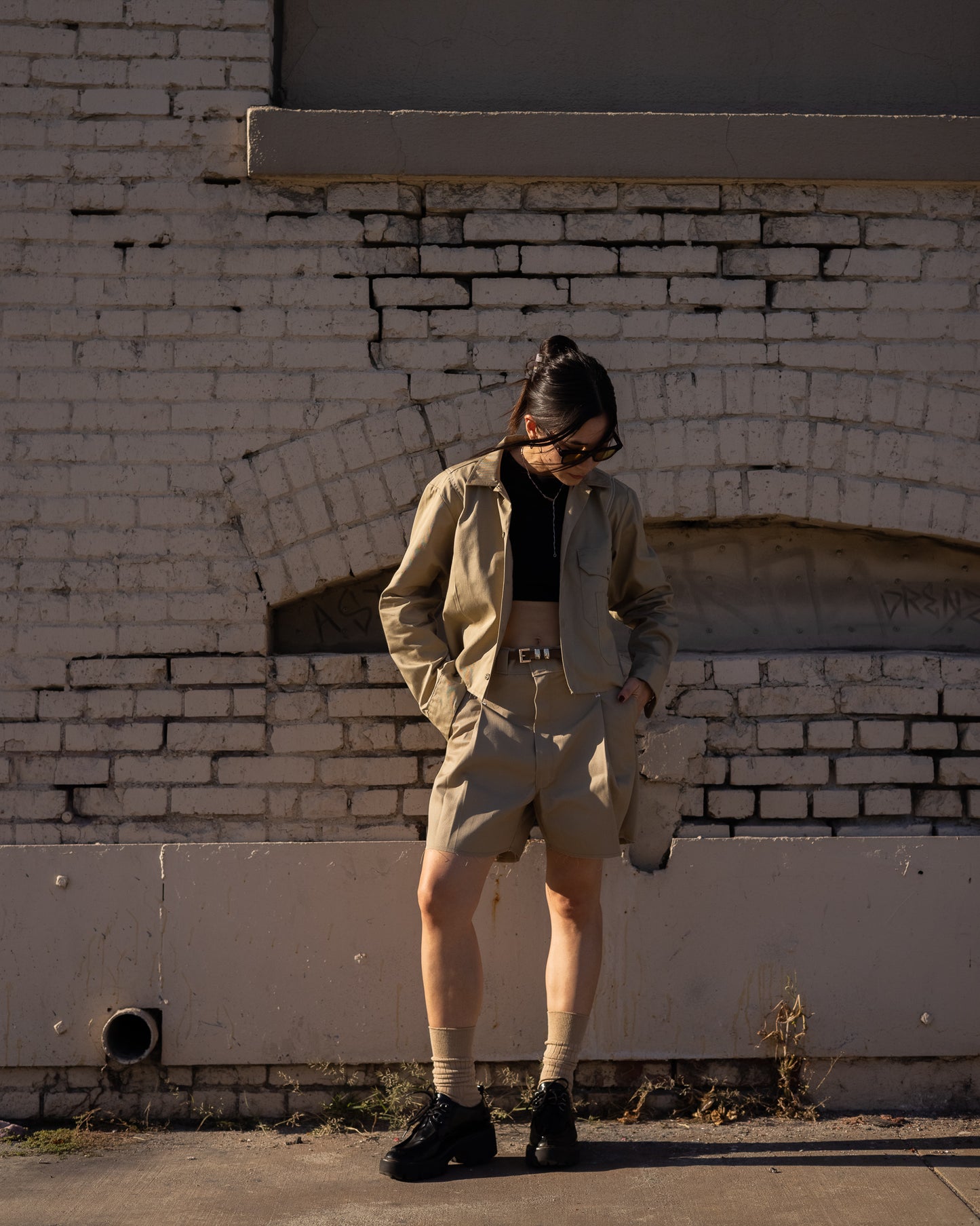 RECONSTRUCTED MICRO SHORTS