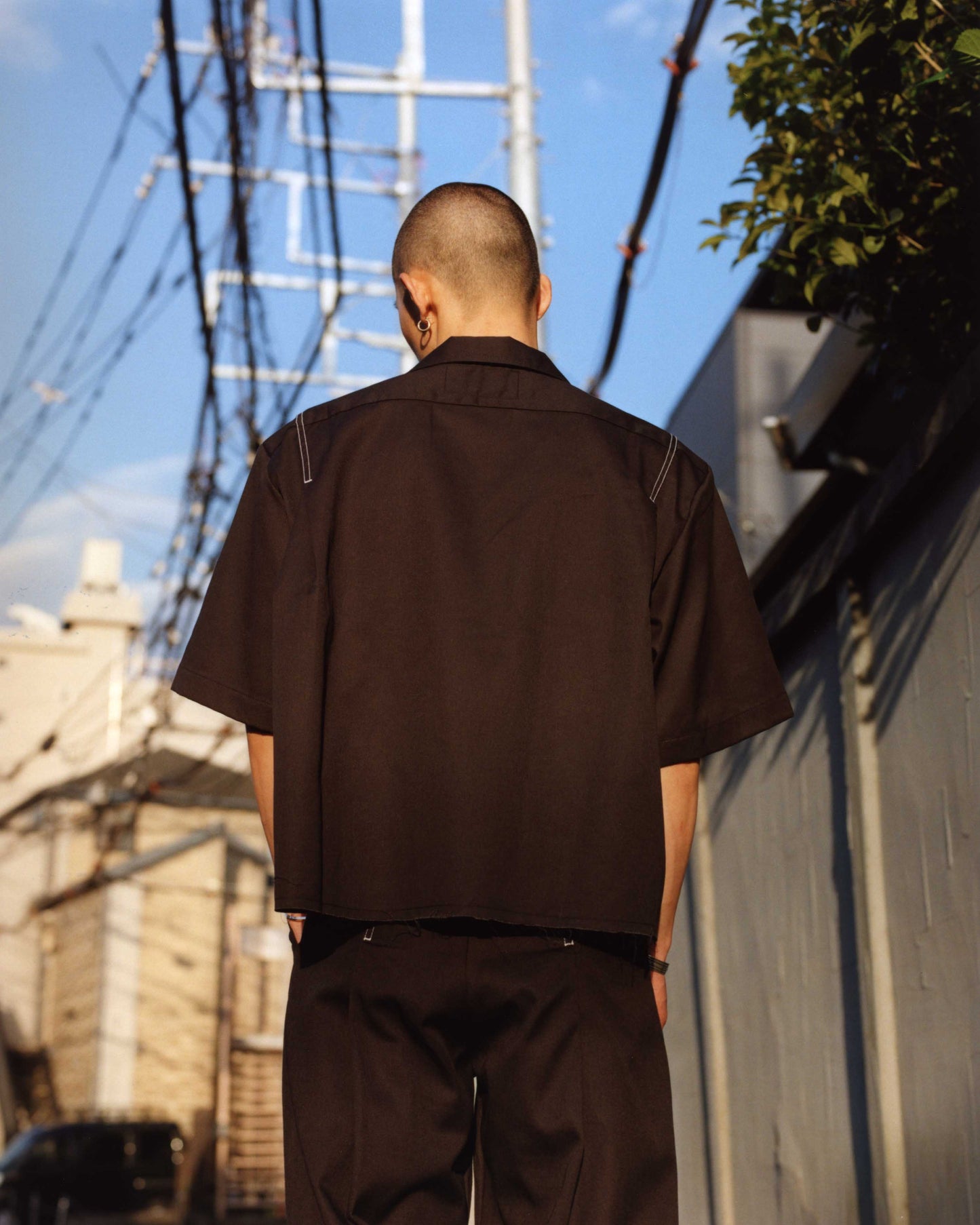 RECONSTRUCTED S/S WORK SHIRT