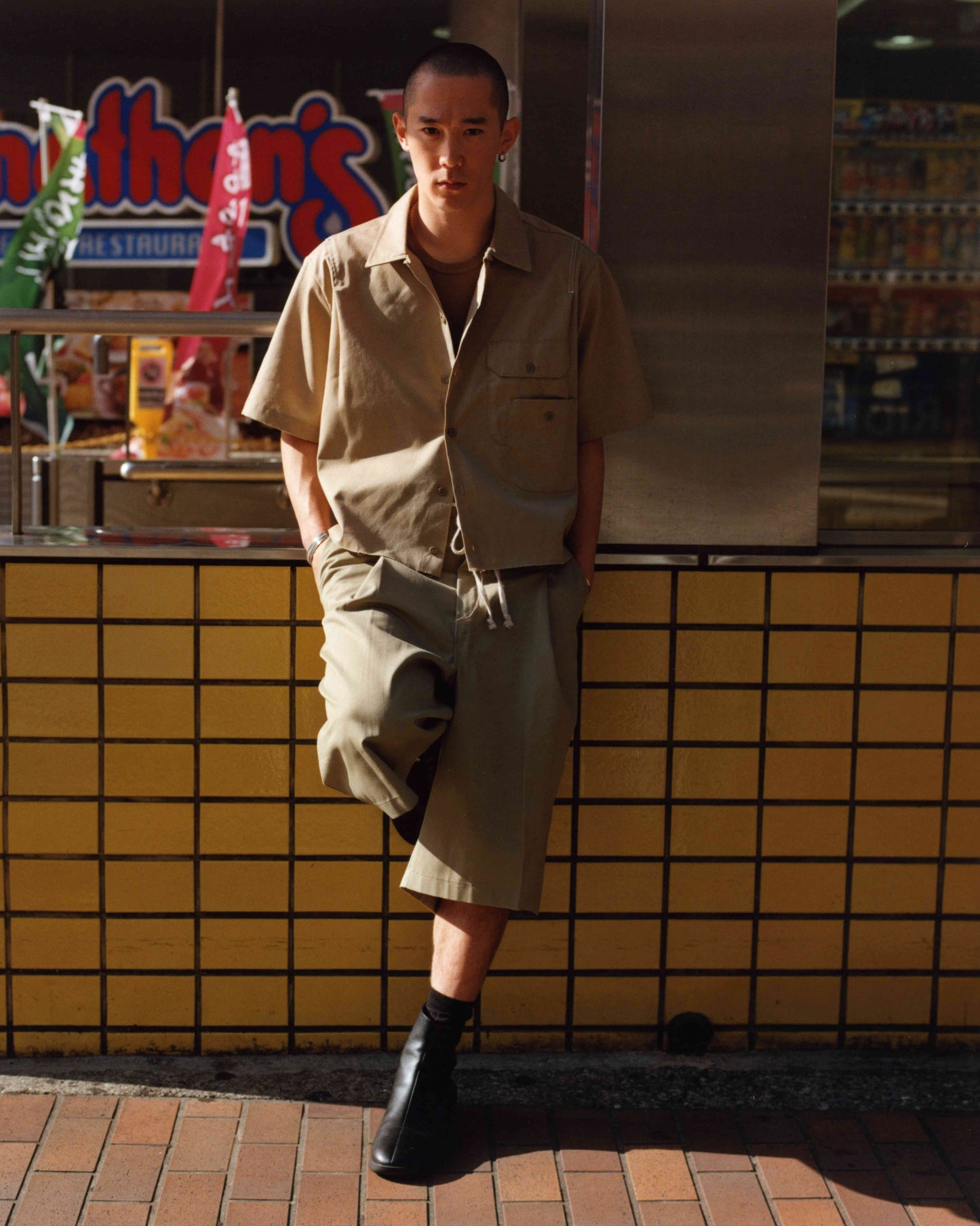 RECONSTRUCTED S/S WORK SHIRT