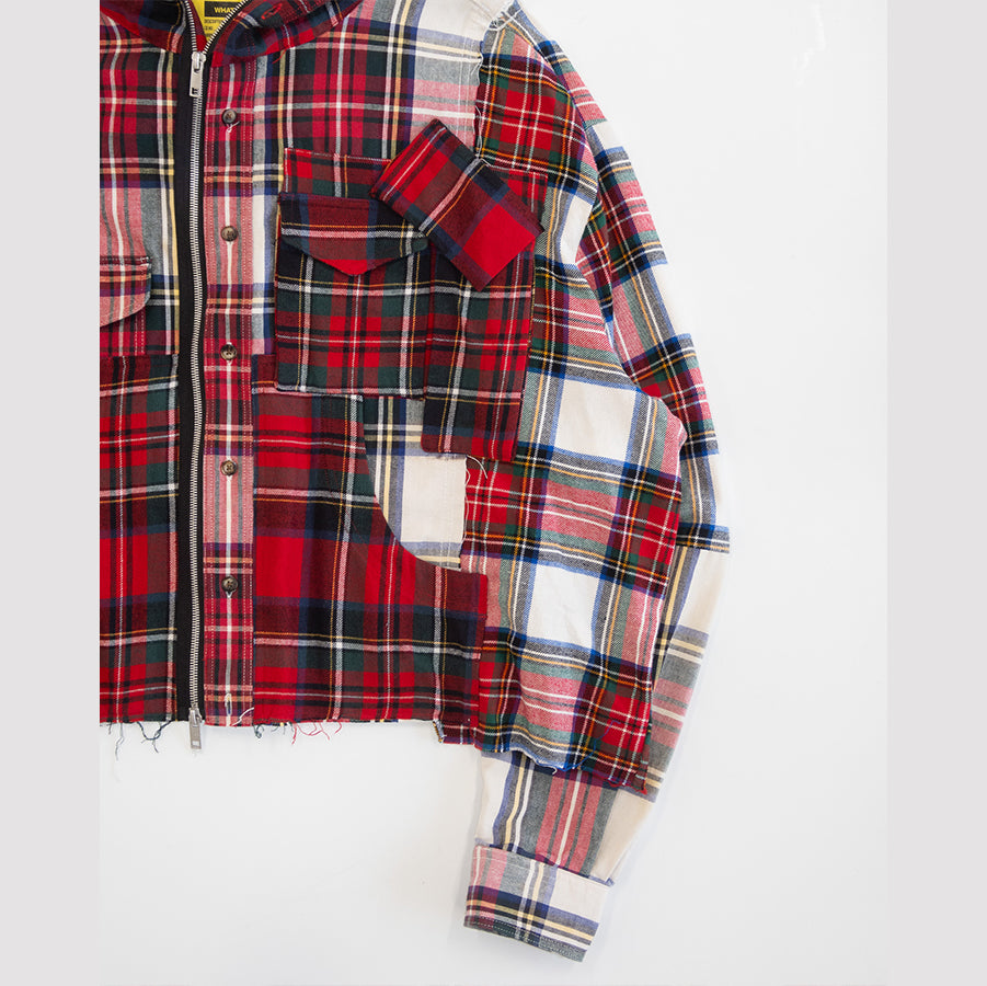 1/1 FLANNEL ZIP HOODIE
