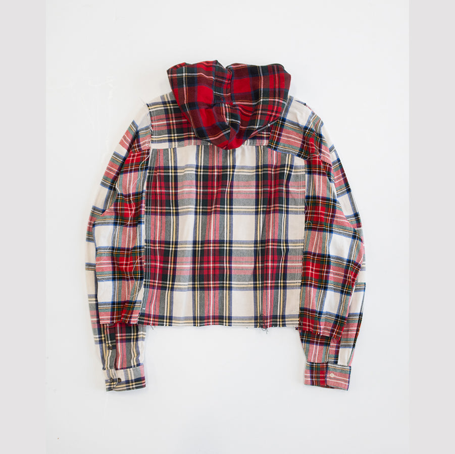 1/1 FLANNEL ZIP HOODIE