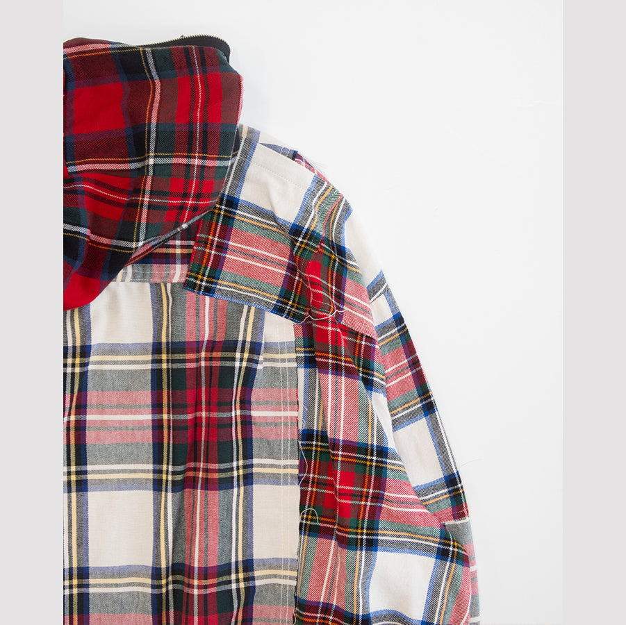 1/1 FLANNEL ZIP HOODIE